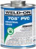 1 Qt (32 oz.) 705 Medium Bodied Clear PVC Cement with dauber